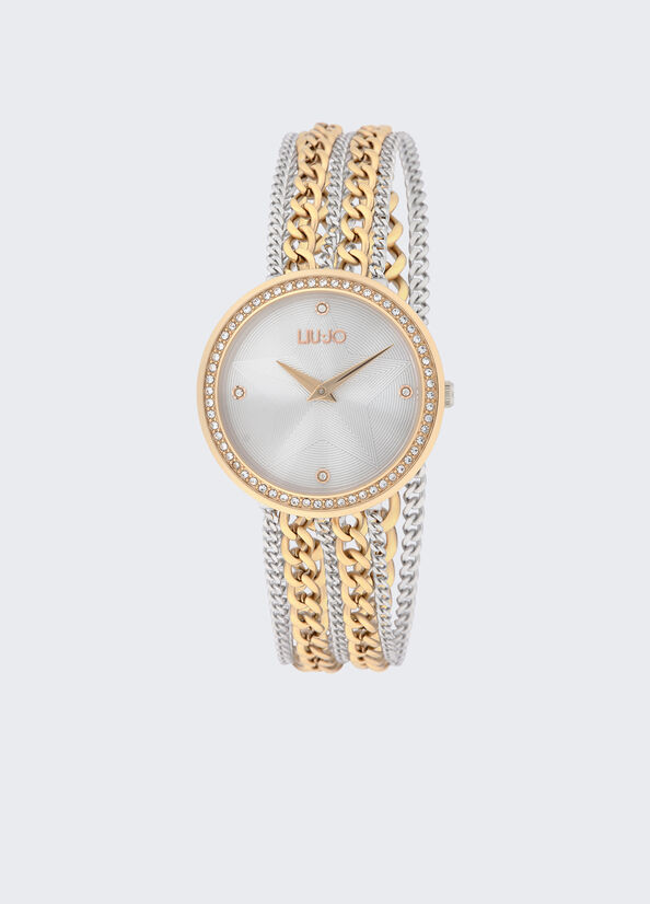 Orologio multifilo in acciaio