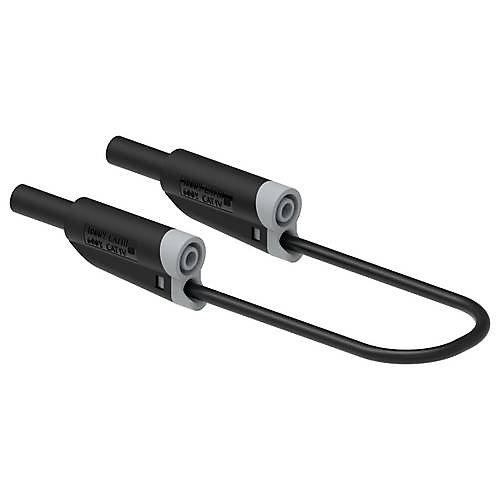 Electro PJP 2711-IEC-CD1-100N Cordon de mesure banane mâle 4 mm 1 m noir, 12 A, CAT III 1000 V
