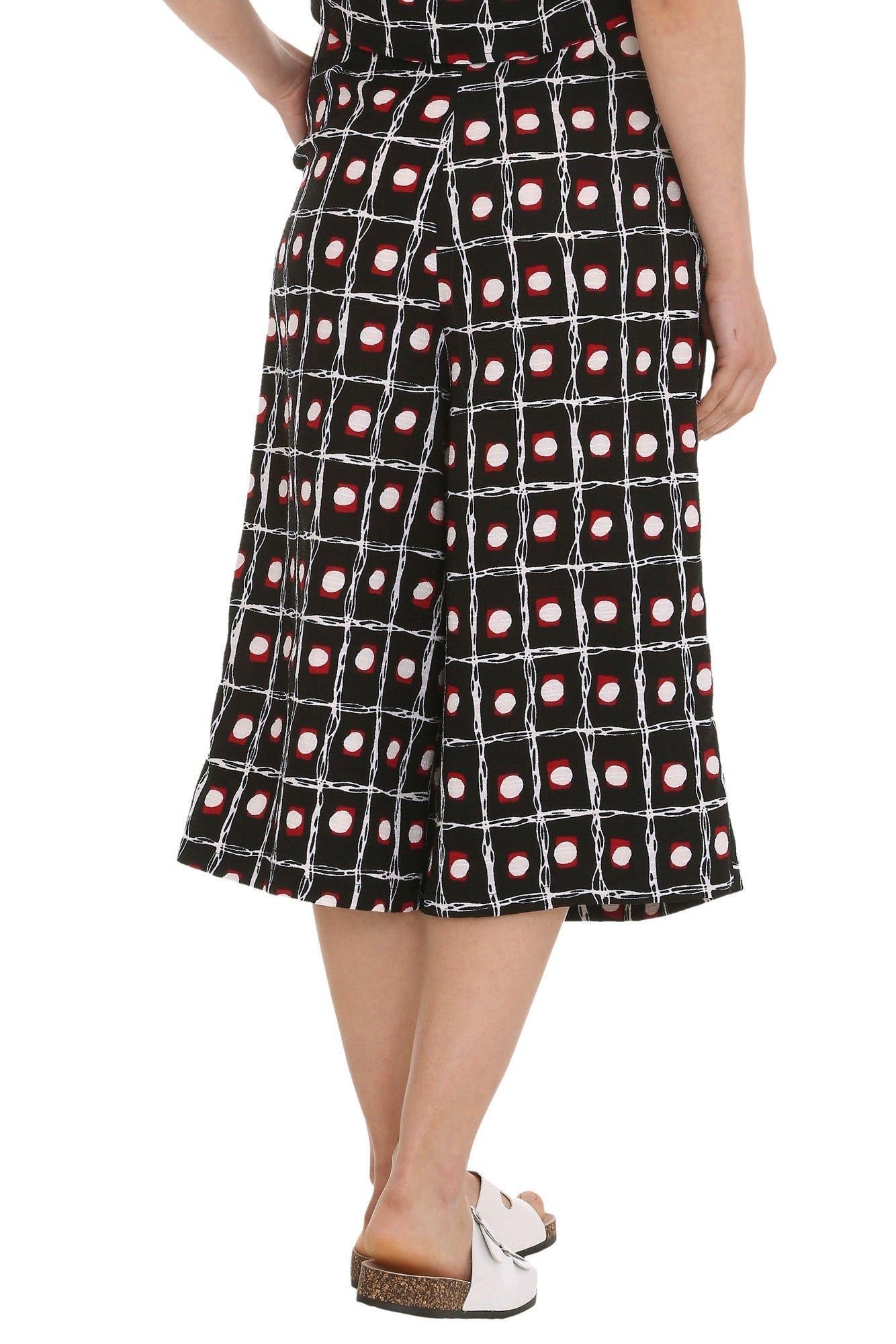 Cutie London Cutie Abstract Print Culottes