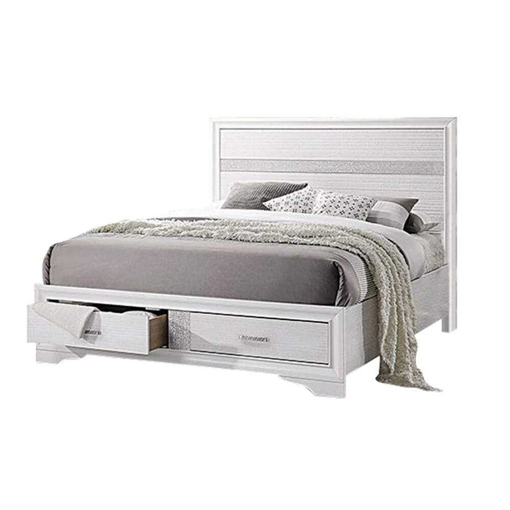 Silver Orchid Battista Rhinestone 6-piece Storage Bedroom Set