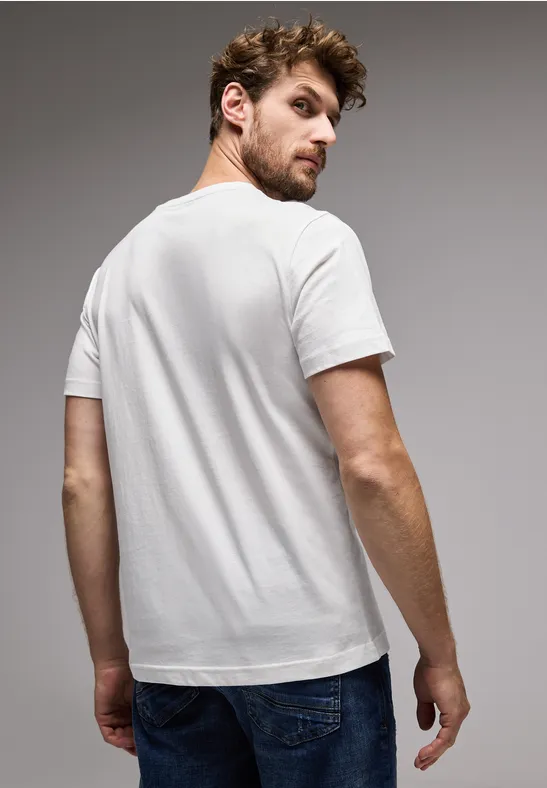 T-Shirt mit Skyline-Print