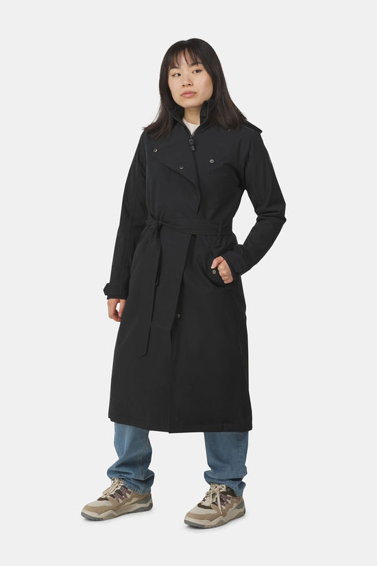 AGU Winter Trench Coat Long Rain Urban Outdoor Jas Dames