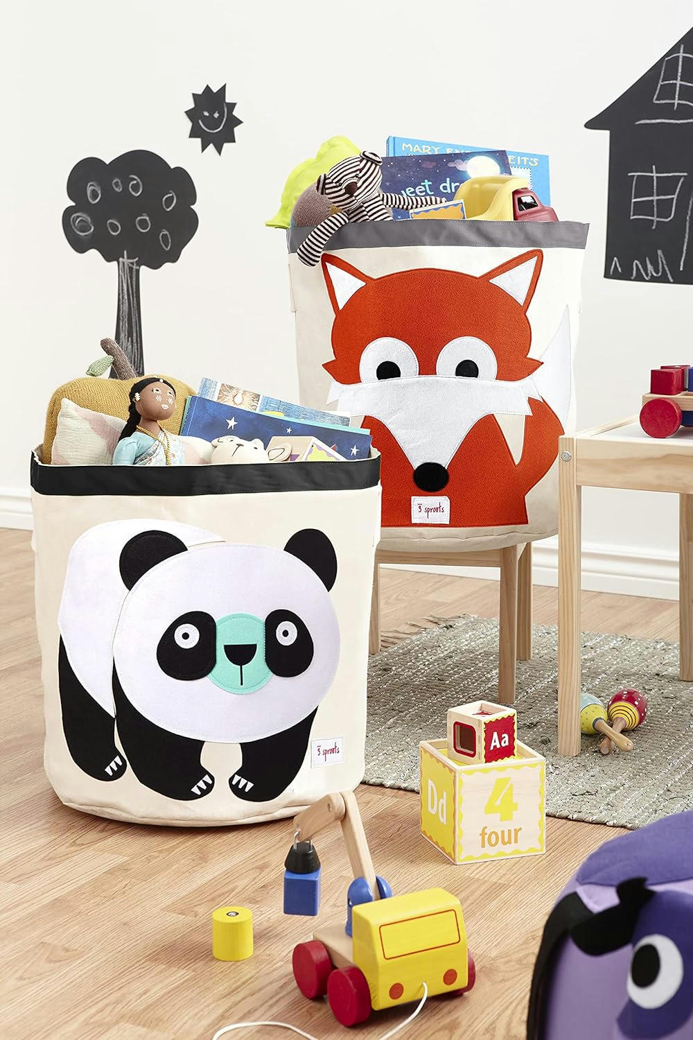 - Sac à jouets Panda (43 x 43 cm)