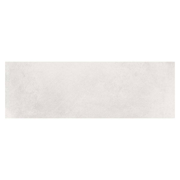 Carrelage mural intérieur effet béton blanc L.90 x l.30 cm x ép.8 mm, Pavlos