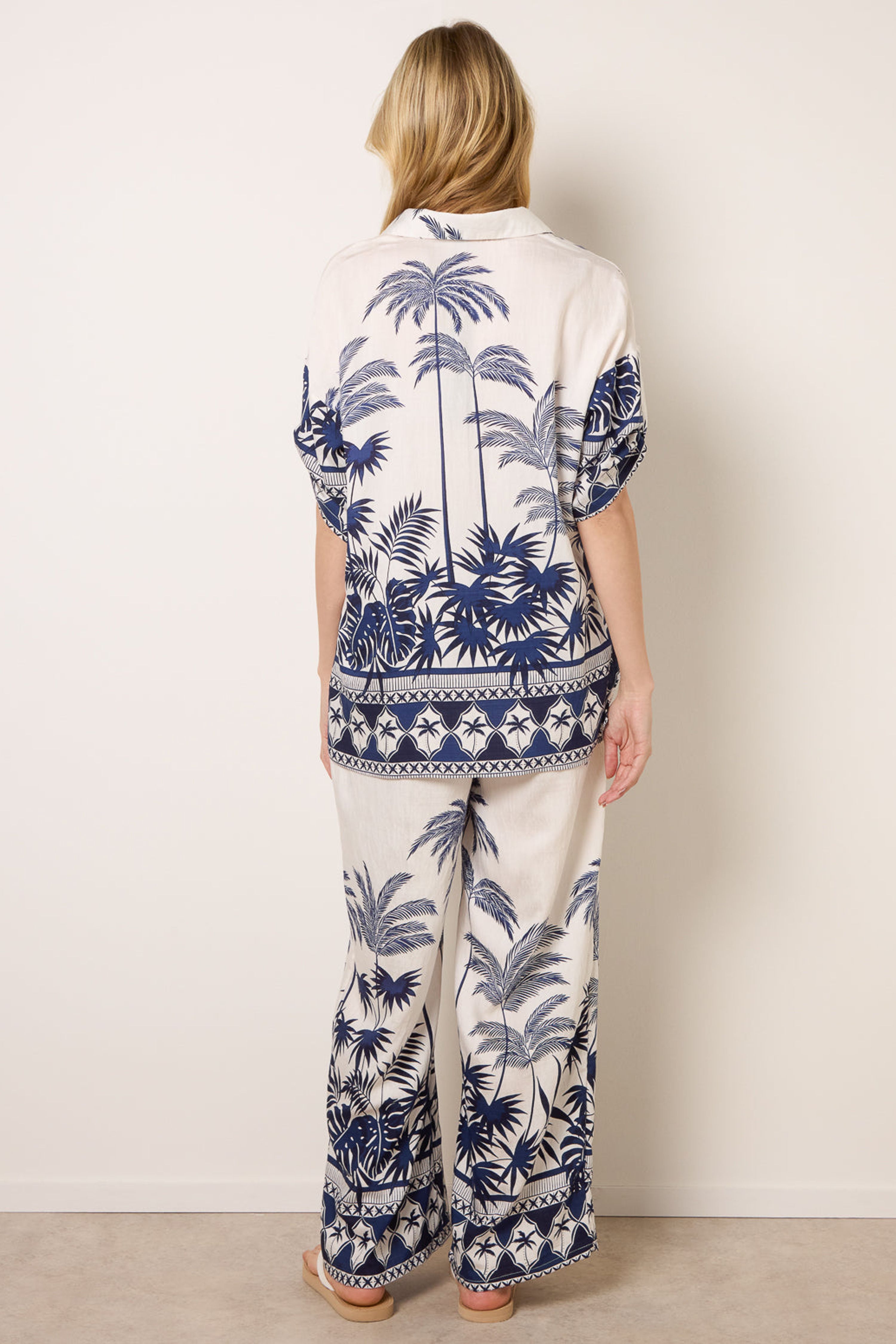 Blue Vanilla Blue Palm Tree Set
