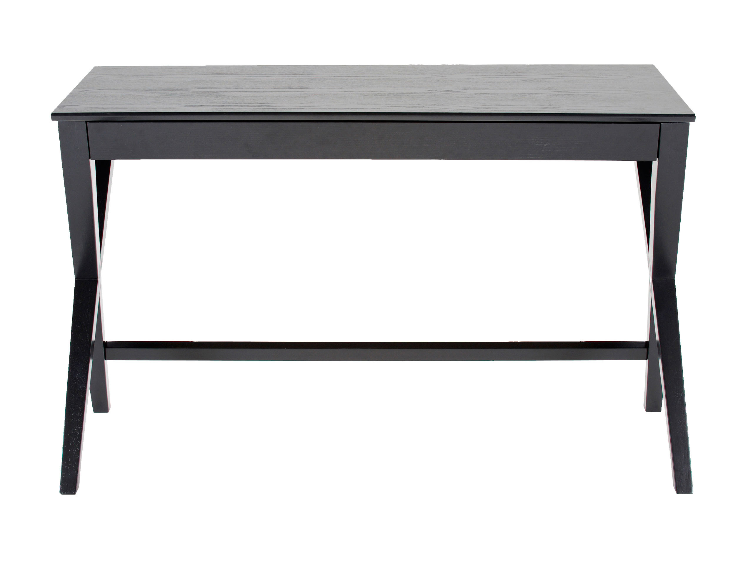 Biurko Shadow 120 cm z szufladą, kolor czarny
