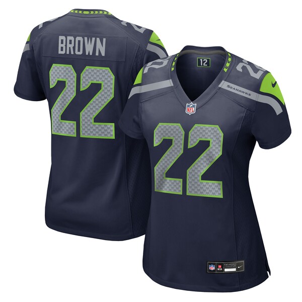 Tre Brown Seattle Seahawks Nike Women's Team Game Jersey -  College Navy