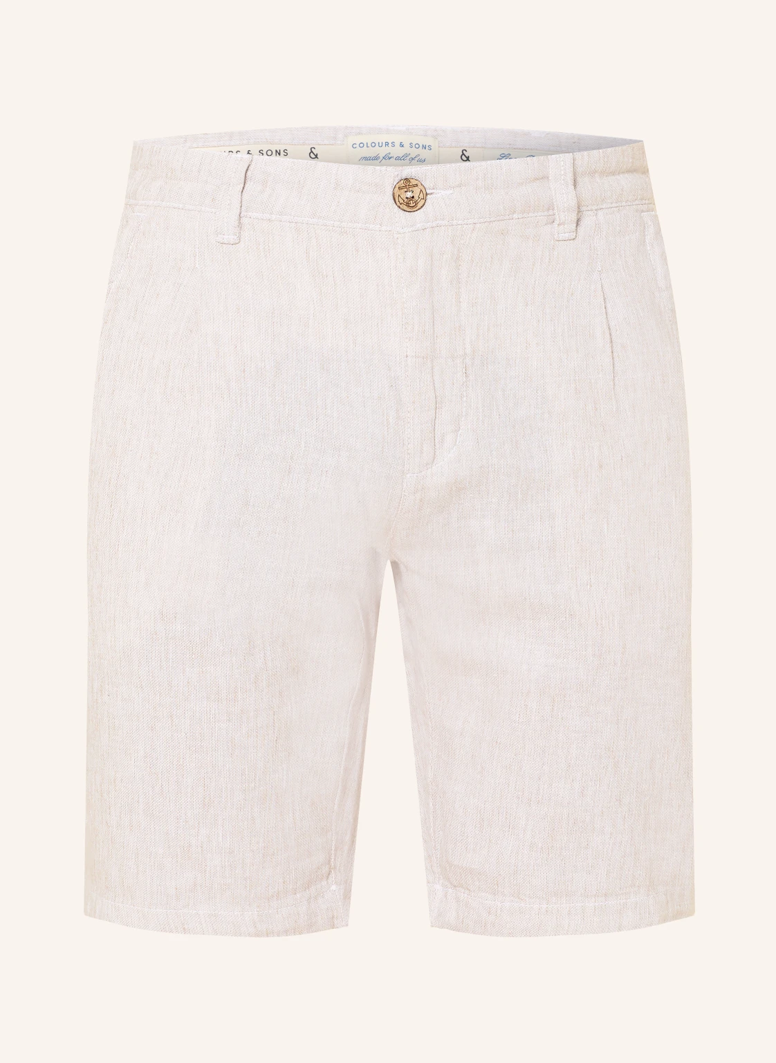 COLOURS & SONS Shorts mit Leinen