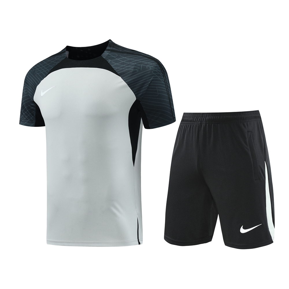 Nike Short Sleeve Training Jersey Set-ND07- White/Grey