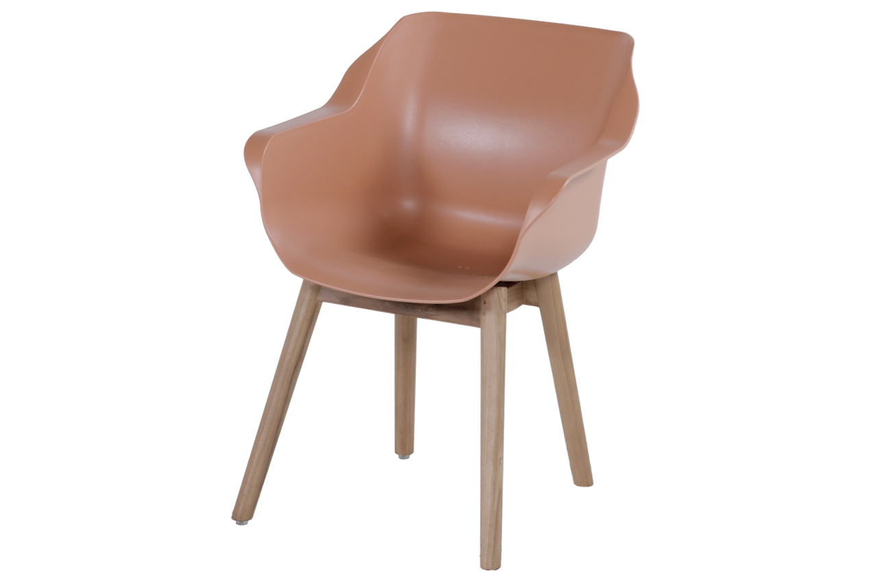 Hartman Tuinstoel Sophie - Roze/Naturel - Set Van 2