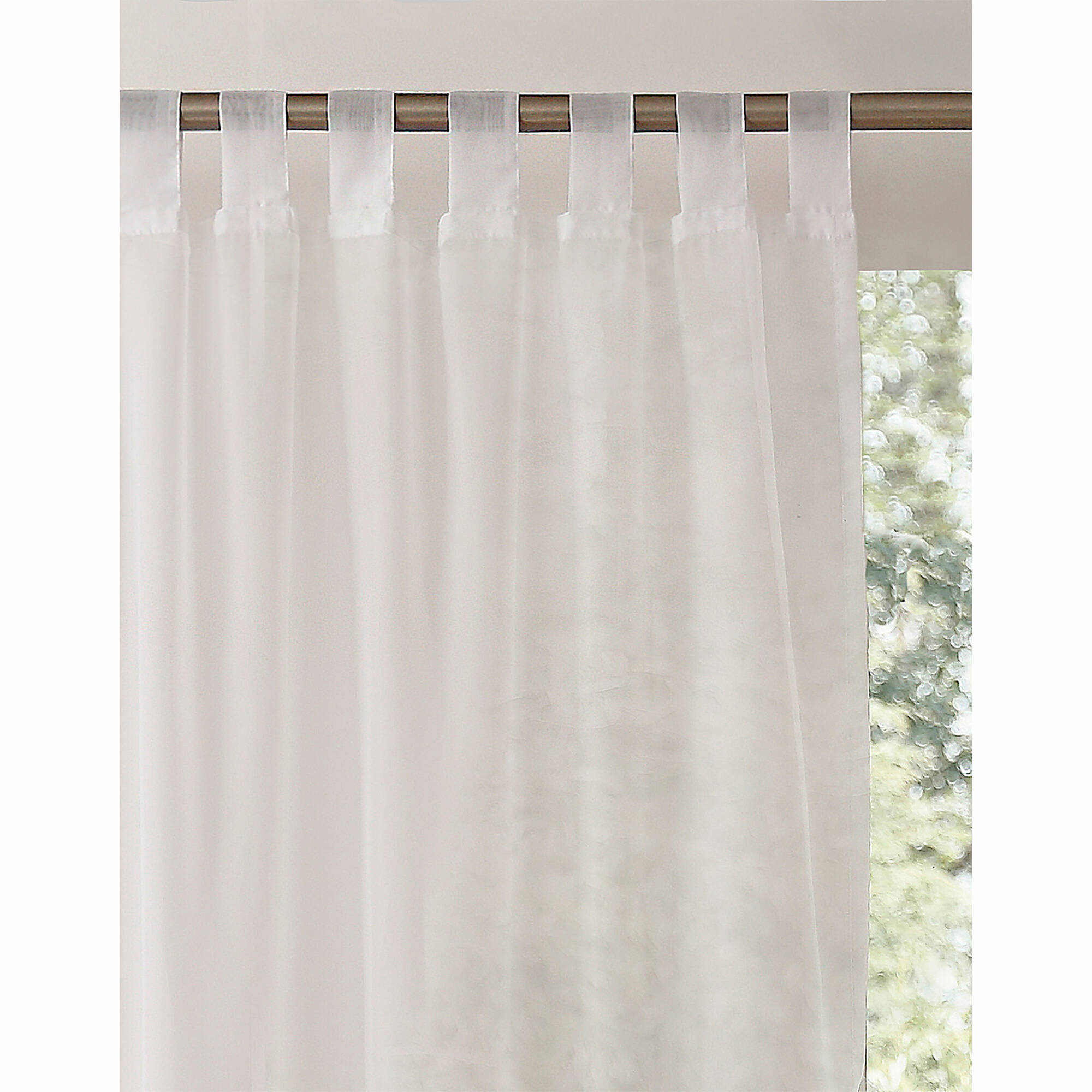 Panneau voile uni finition pattes