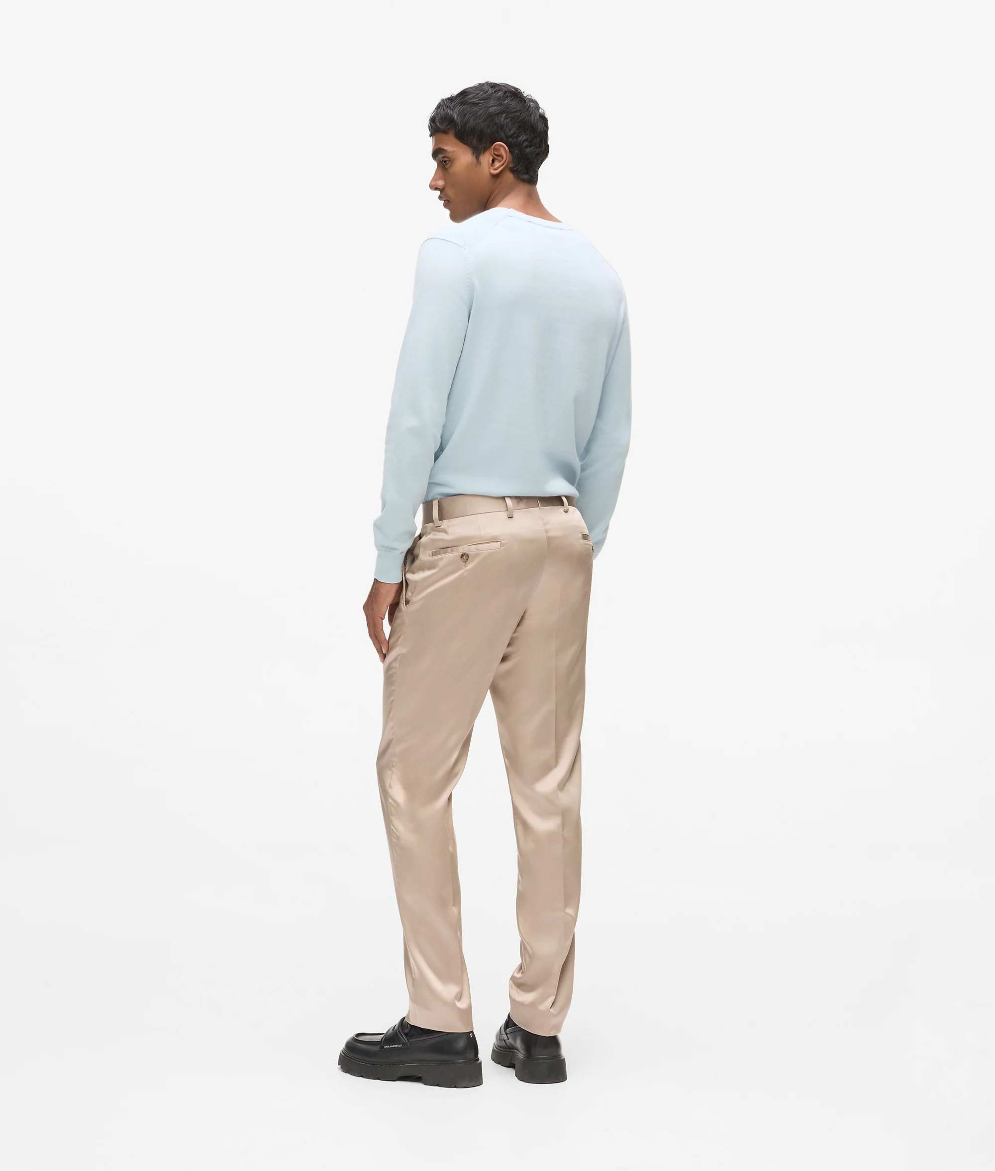 Pantalon en satin