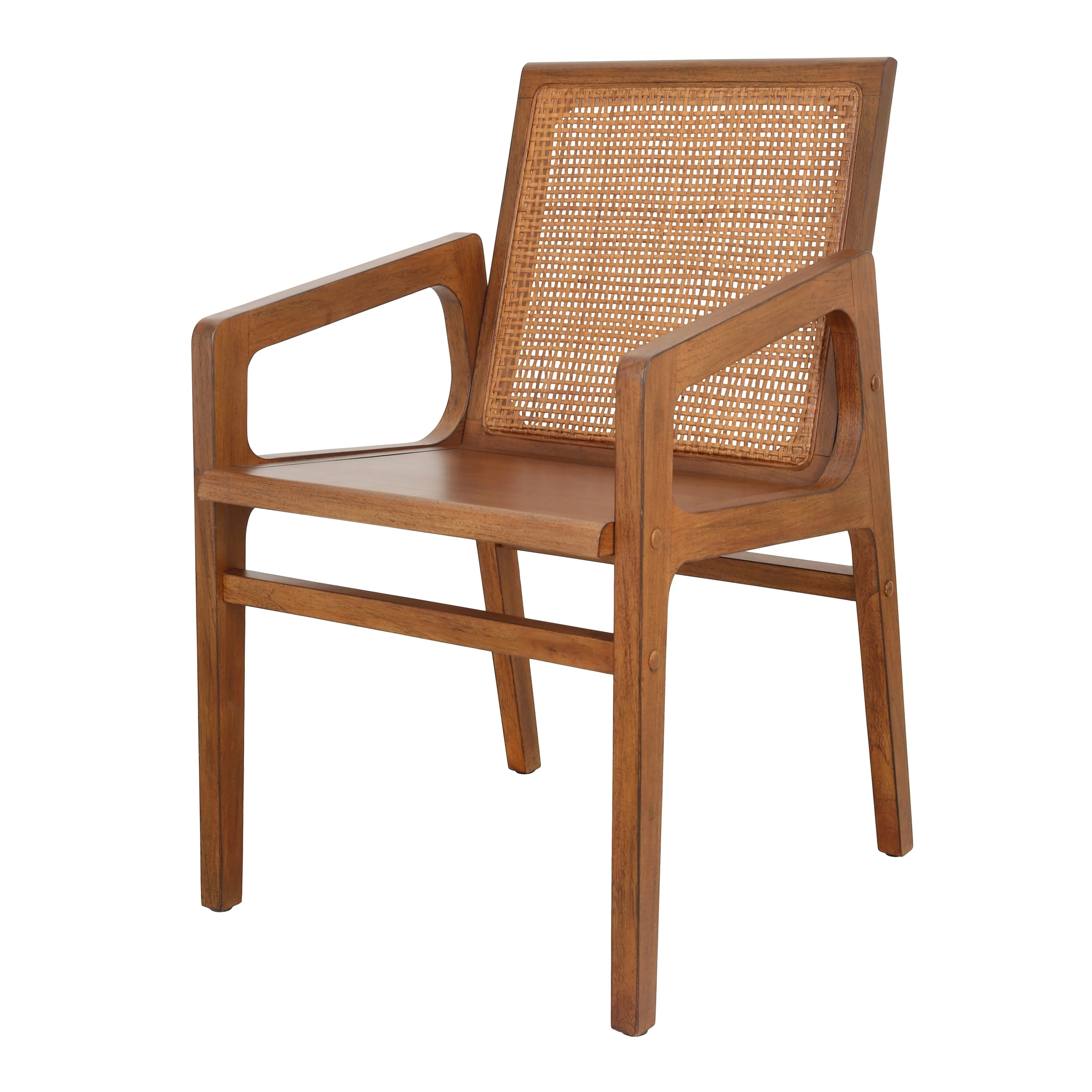 Davina Teak Dining Side Arm Chair