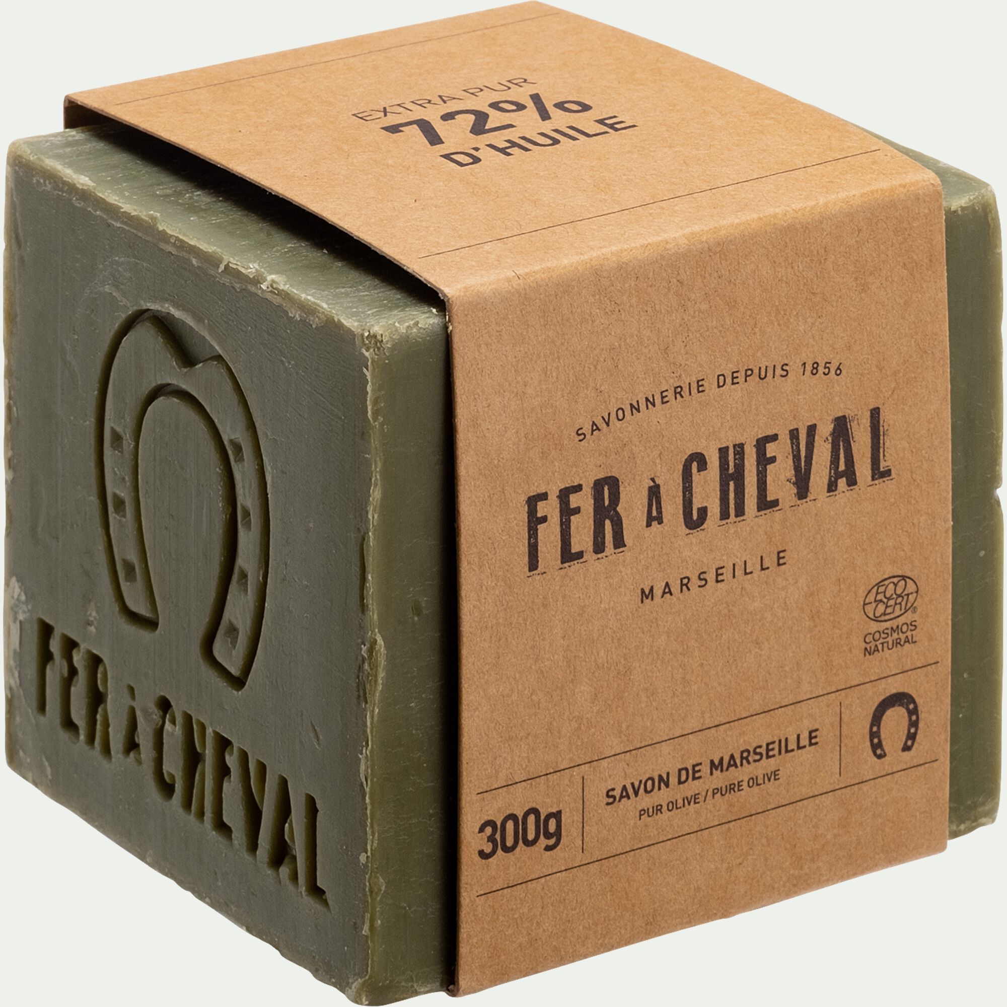 MARSEILLE - Cube savon de Marseille 300gr - vert