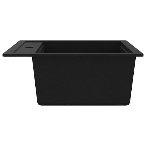 NNEVL Granite Kitchen Sink Single Basin Black