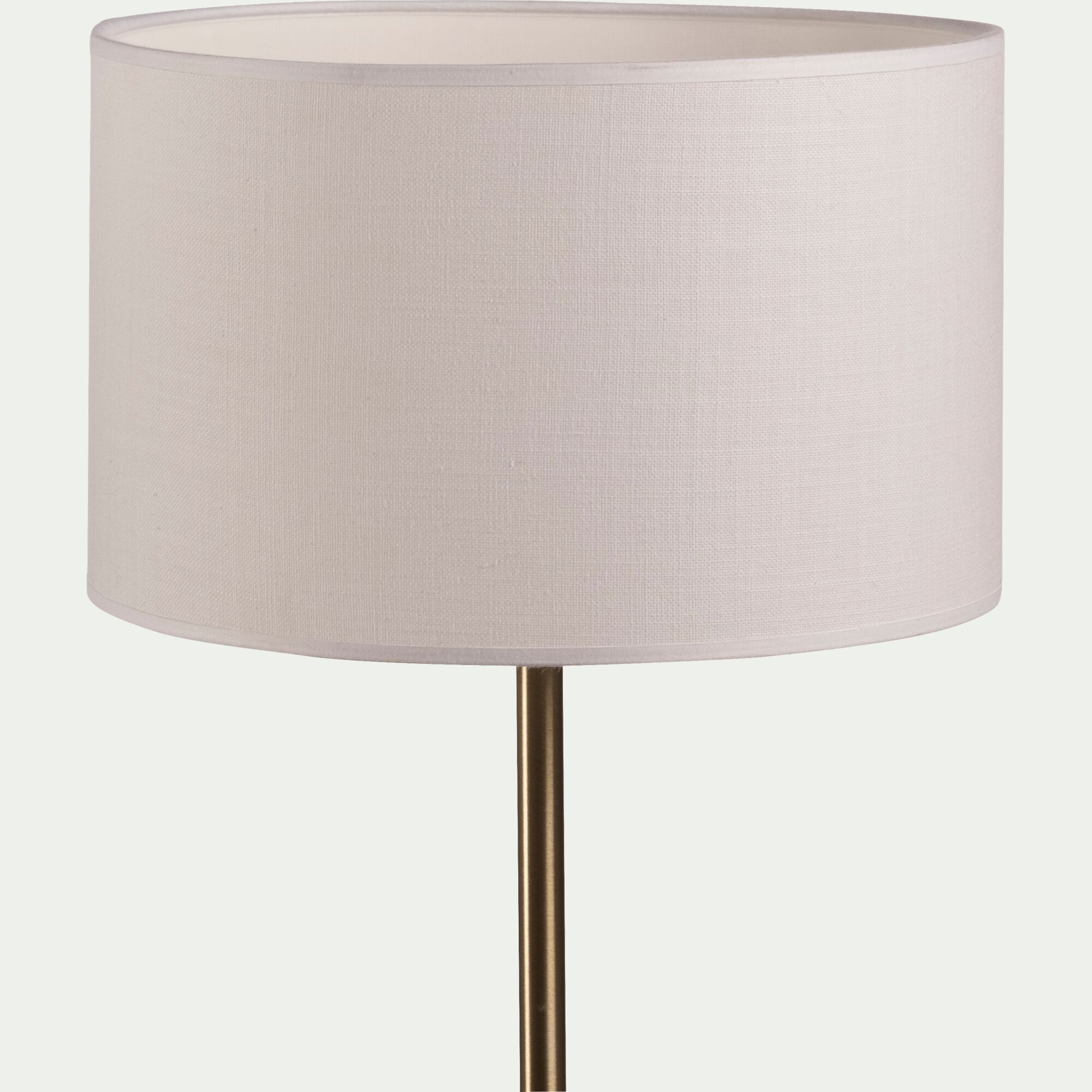 MISTRAL - Abat-jour en coton D30cm - blanc capelan