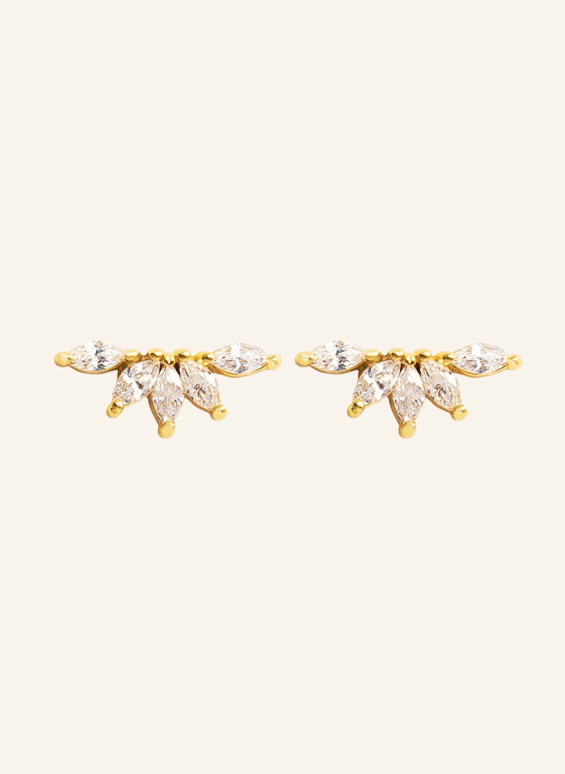 OHH LUILU Ohrringe CRYSTAL FLOWER PETALS by GLAMBOU