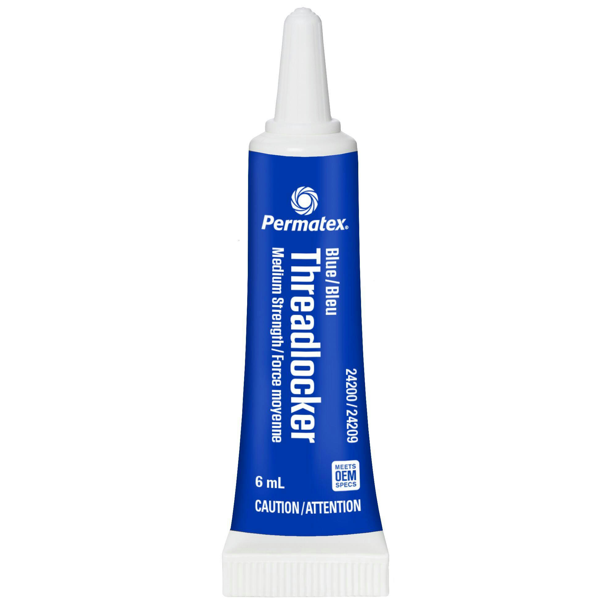 Permatex® 24200 Medium-Strength 242 Threadlocker, Blue, 6-mL