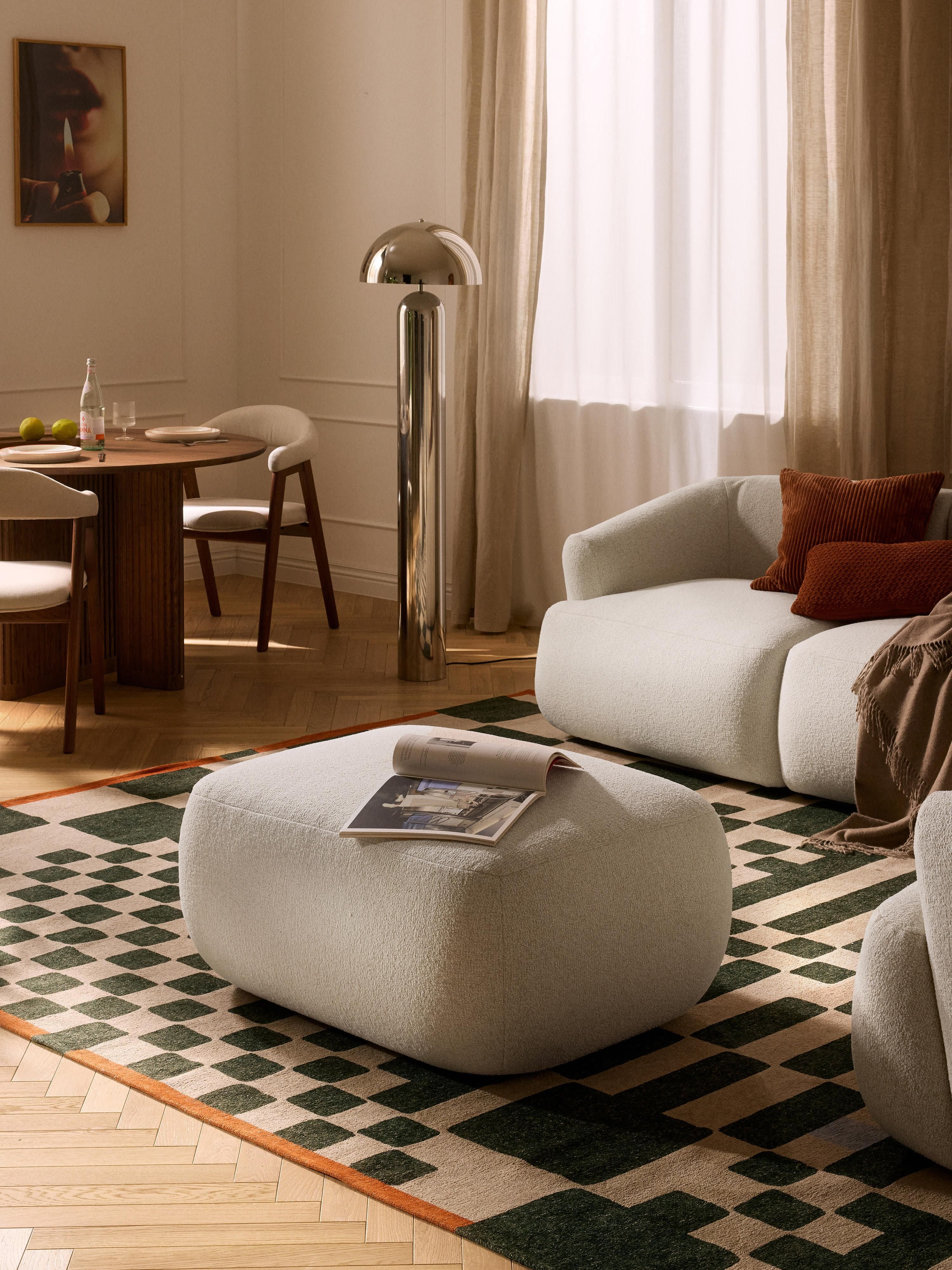 Bouclé-Hocker Sofia