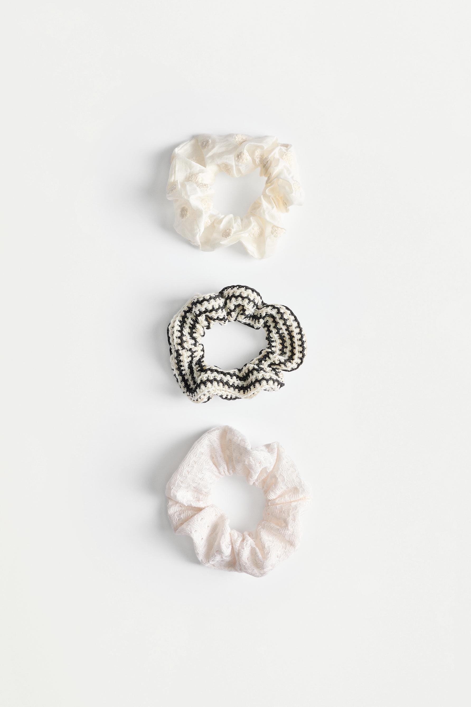 Scrunchies combinados (Pack 3)