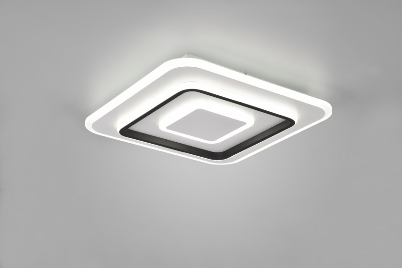 Plafon JORA z pilotem kwadratowy biały LED 1x46W 39,5cm 5400lm IP20 RL