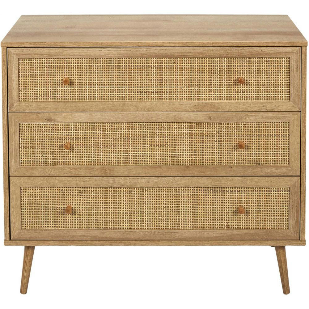 BALI - Commode en bois 3 tiroirs
