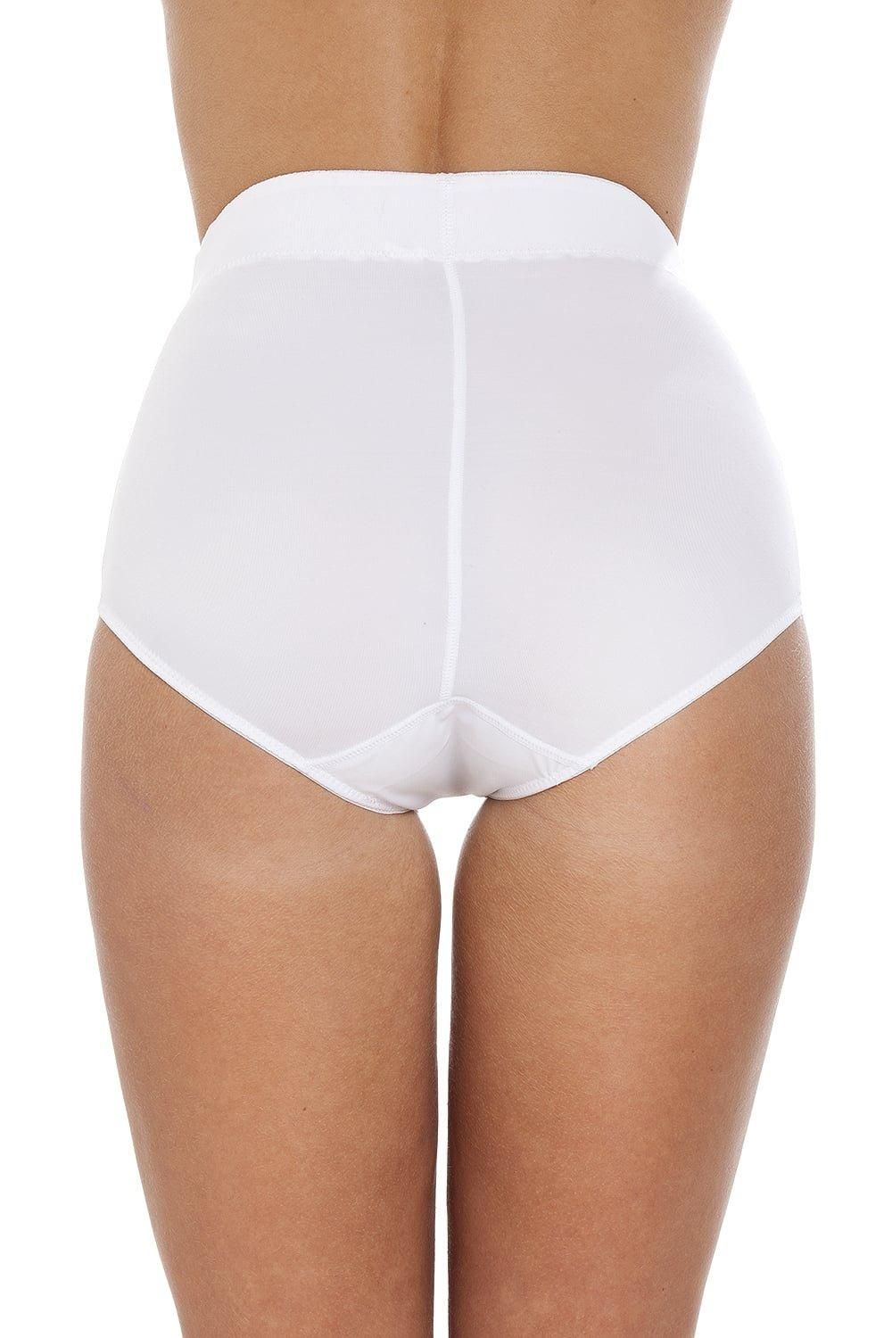 Camille Two Pack High Waisted Mesh Support Panel Control Briefs
