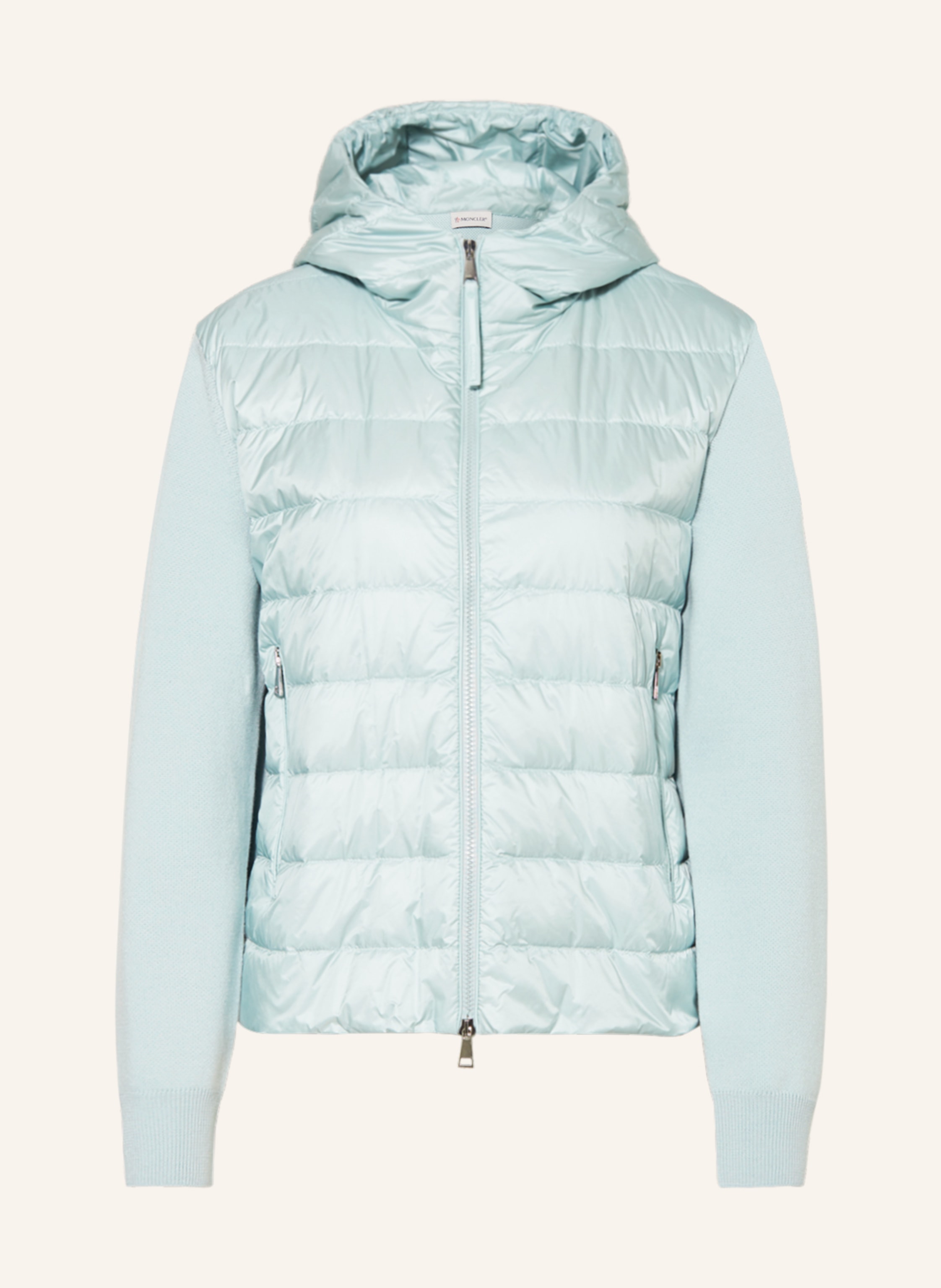 MONCLER Daunenjacke im Materialmix