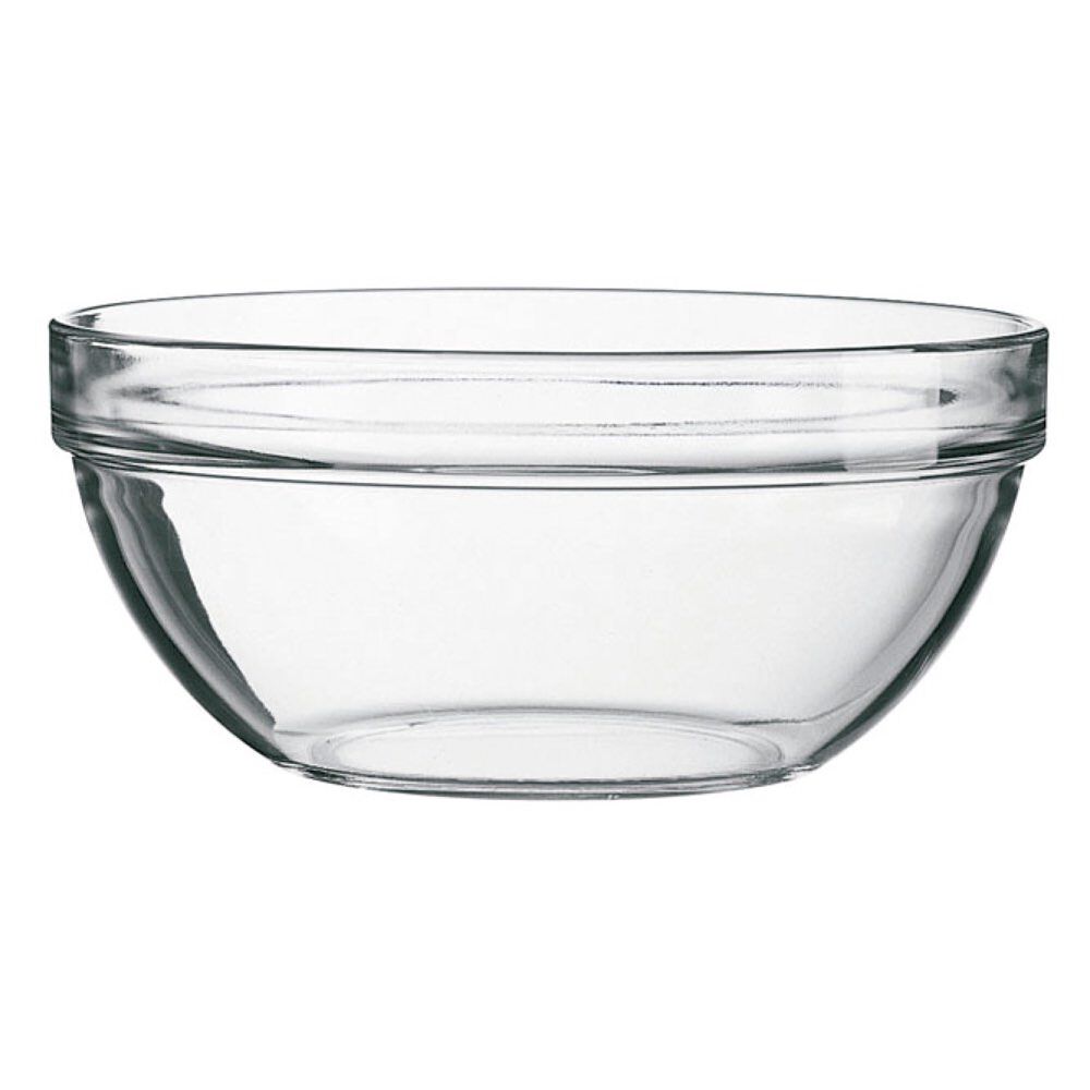 Taça de vidro redonda empilhável 10cm