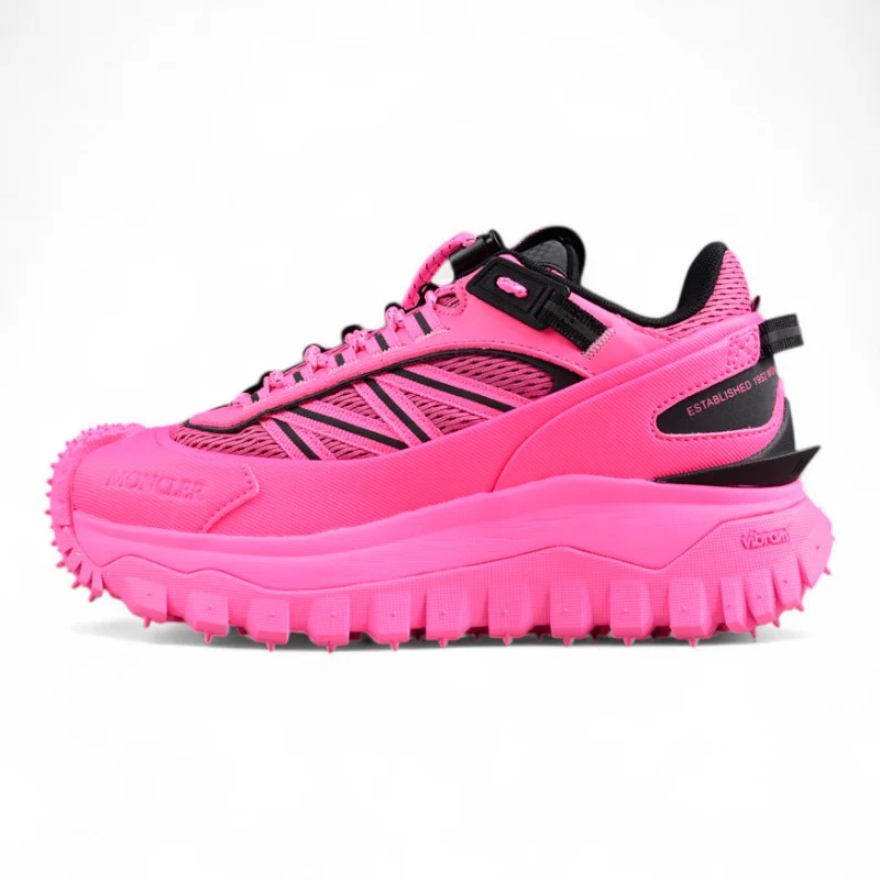 Moncler Tailgrip Panelled Sneakers | Pink