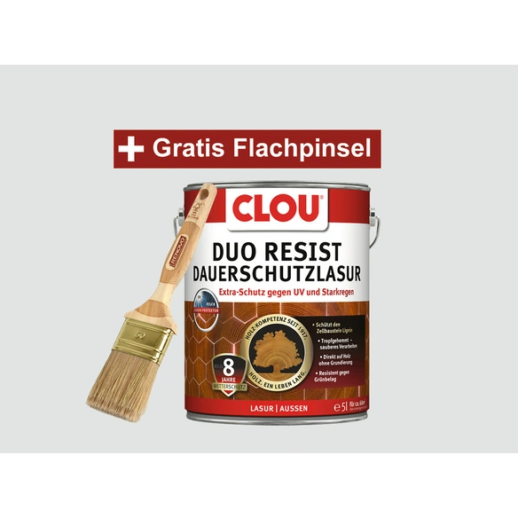 Holzlasur »DuoResist Dauerschutzlasur«, 5 l, Teak, für ca. 12 m²/l