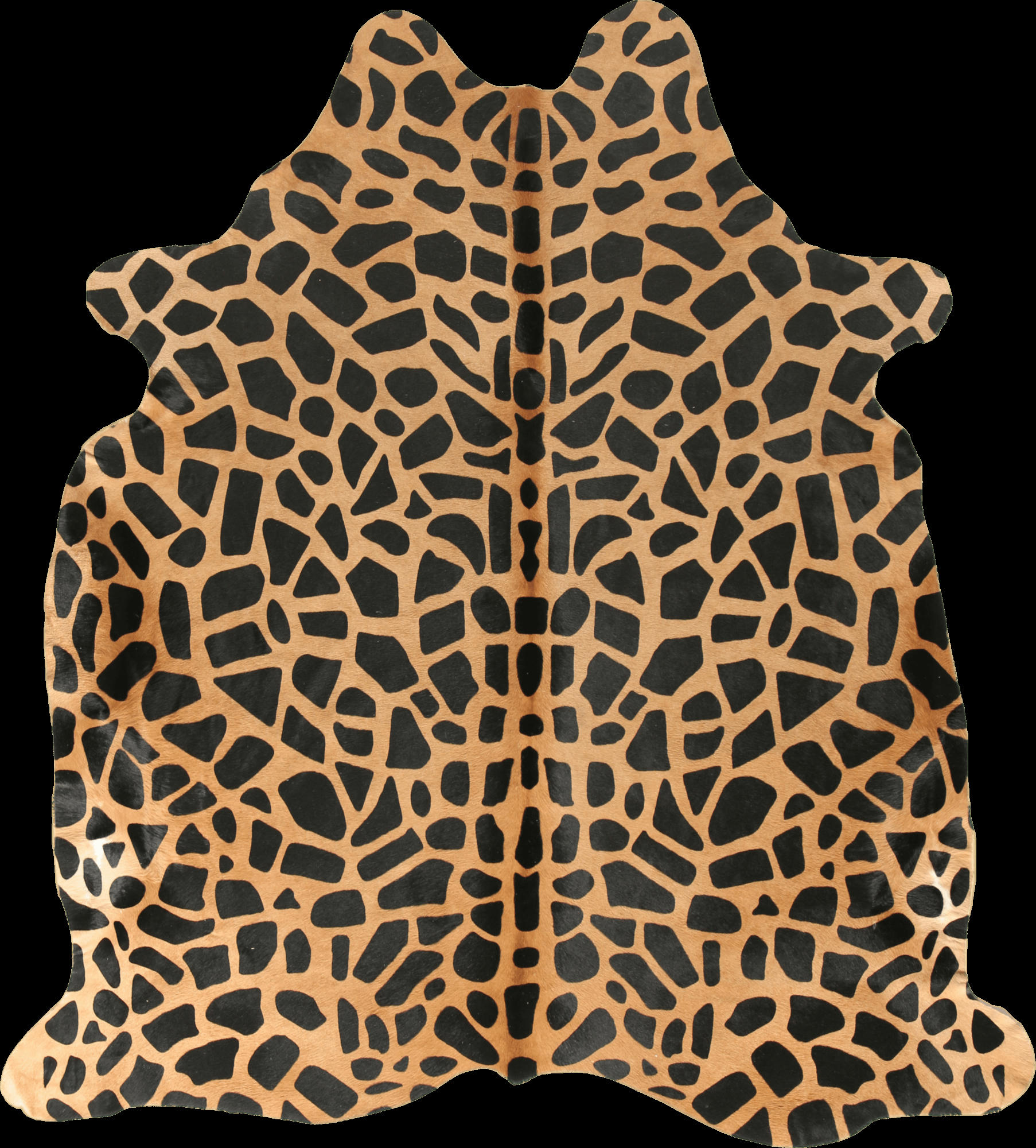 SAFARI - Tapis peau naturelle Cuir Marron