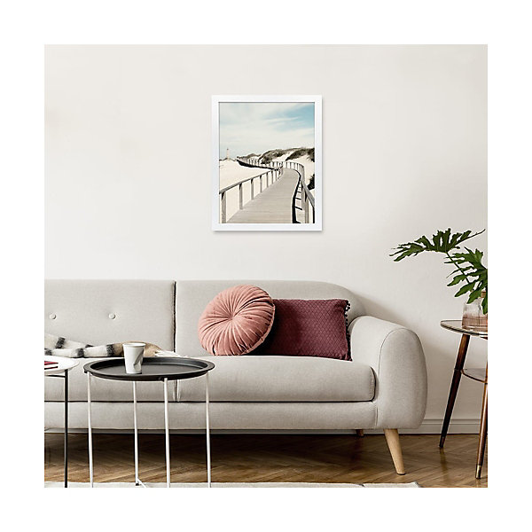 Cadre photo karma blanc 40x50 cm Fabriqué en France