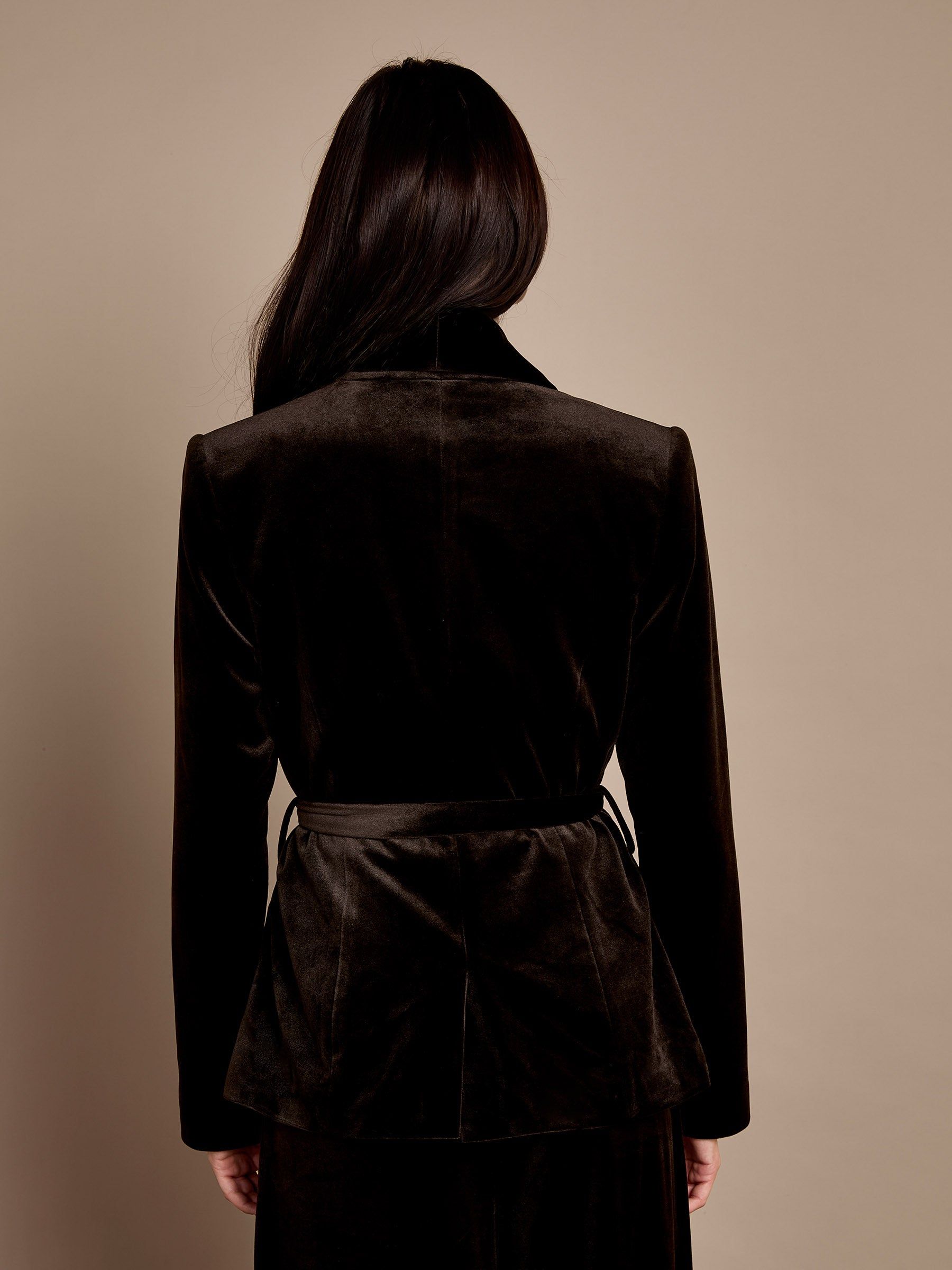 GWD by GEORGE W. DAVIES GWD Claire Chocolate Velvet Jacket