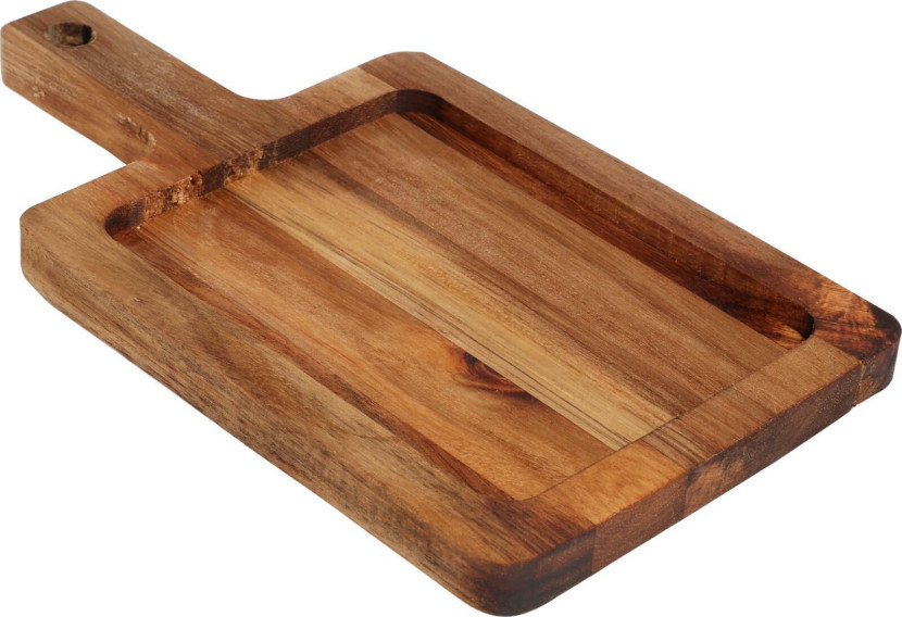 Zestaw 2 DESKI SERWISOWE naturalne z DREWNA AKACJI 23x13 cm