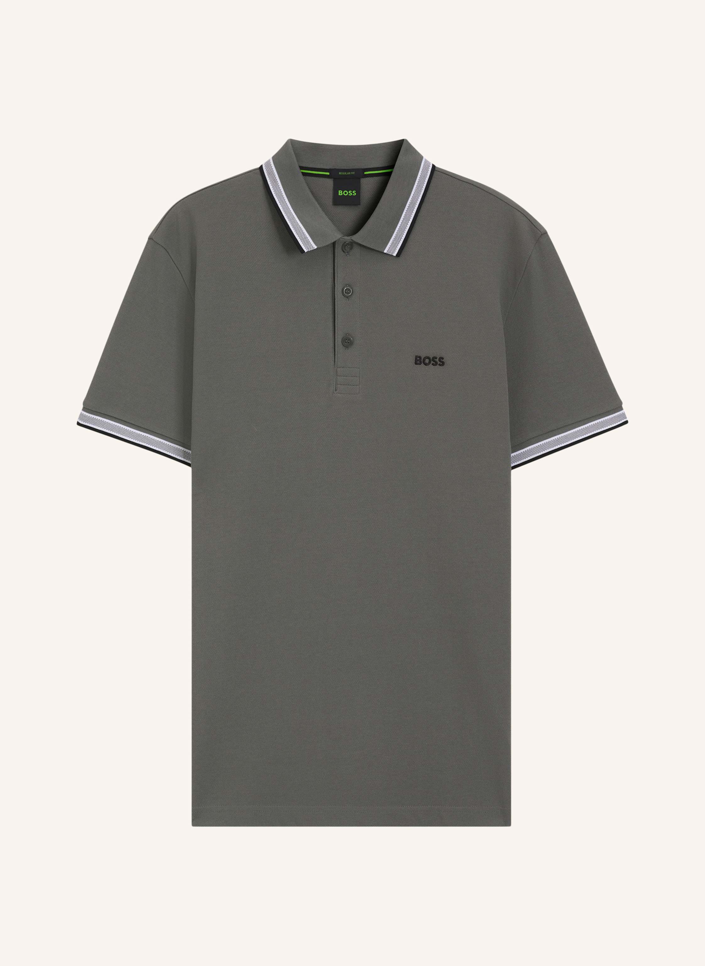 BOSS Piqué-Poloshirt PADDY CURVED Regular Fit
