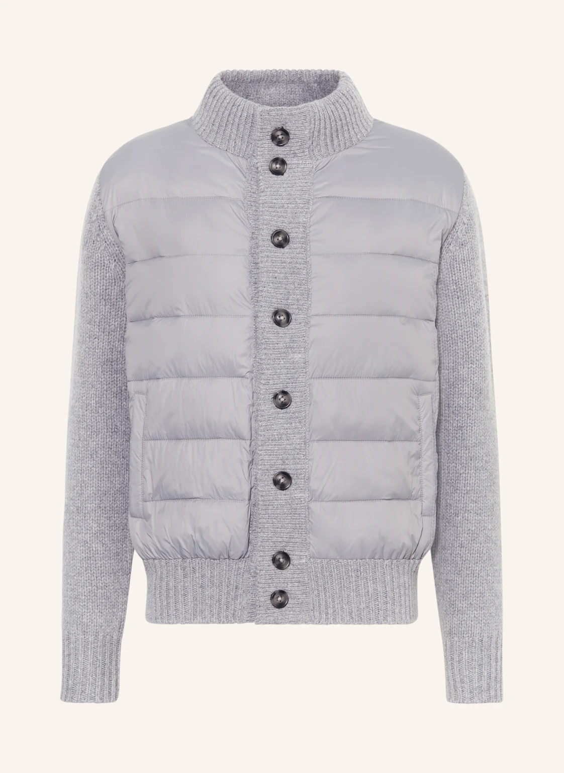 STROKESMAN'S Strickjacke im Materialmix