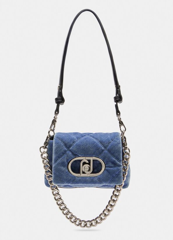 Borsa LaPuffy piccola in velluto