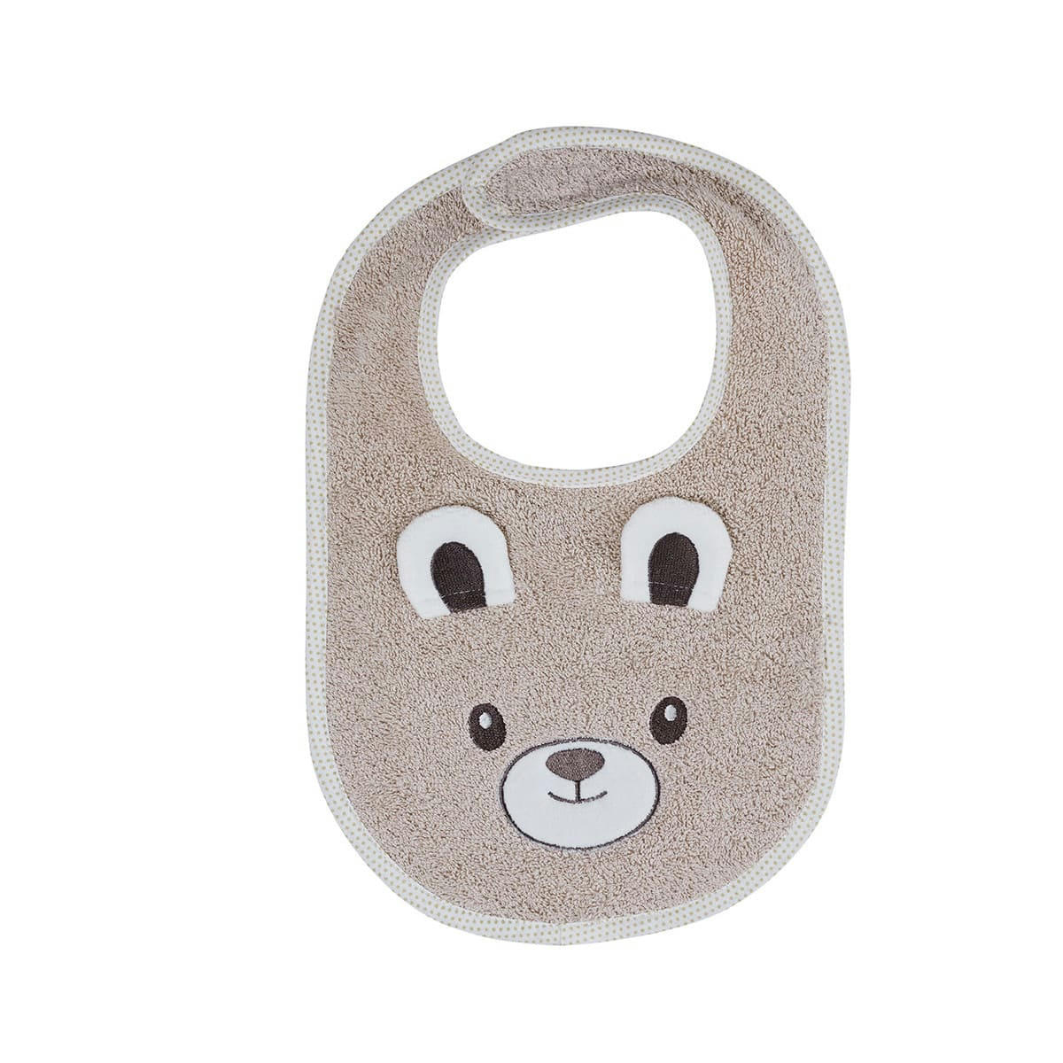 BOBBY L'OURS - Lot de 2 bavoirs  sable 0 - 1 an