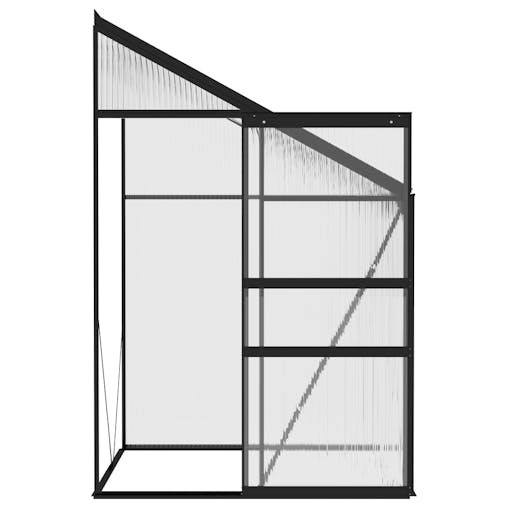 NNEVL Greenhouse Anthracite Aluminium 2.59 m&sup3;