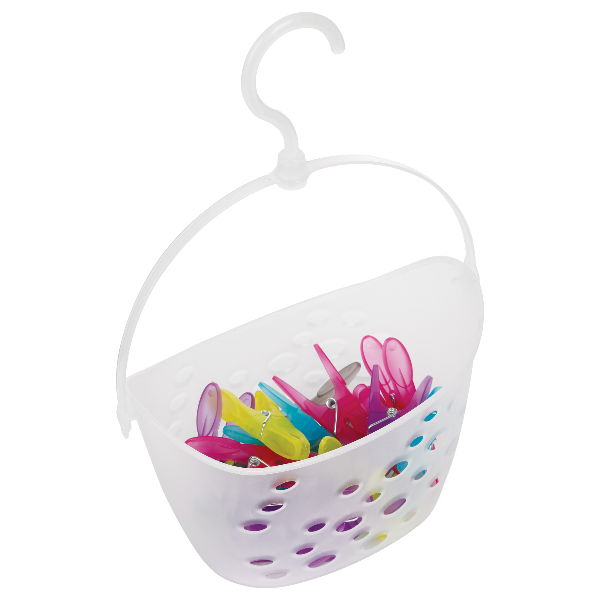 Cesto com 24 molas em plástico