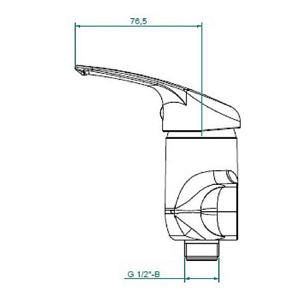 Mitigeur douche rénovation universel ISIPLUS entraxe variable ISIDRA - A 100