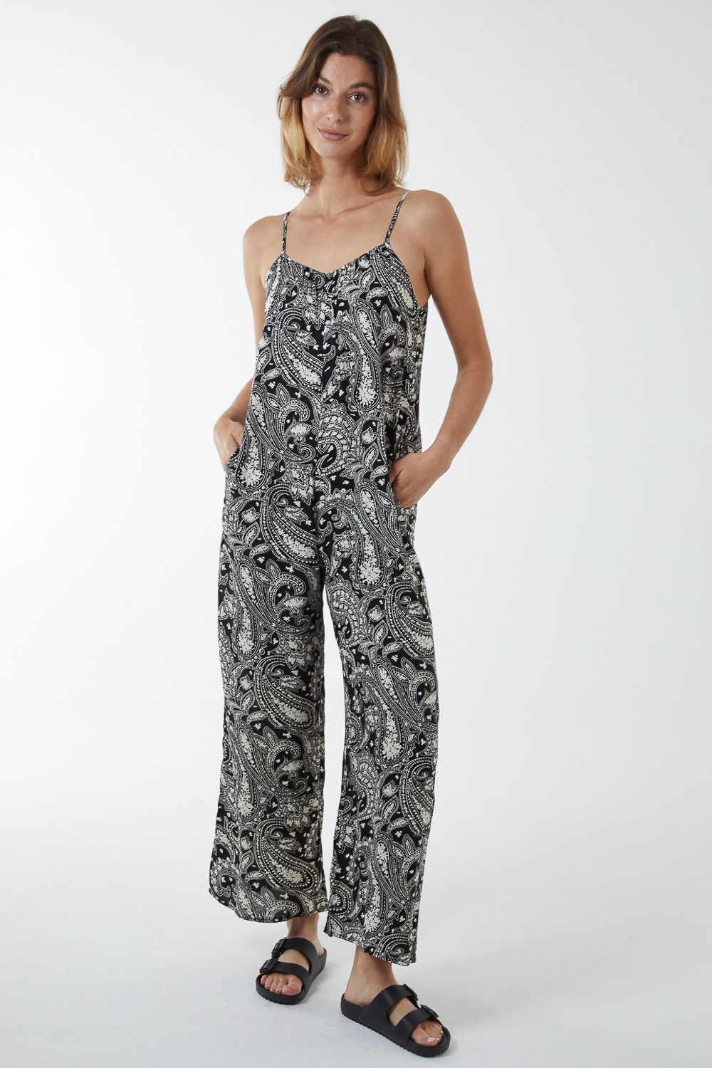 Blue Vanilla Oversized Wide Leg Jumpsuit