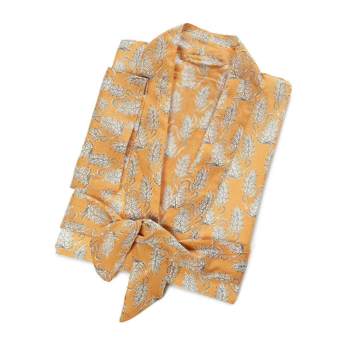 Peignoir kimono voile de coton