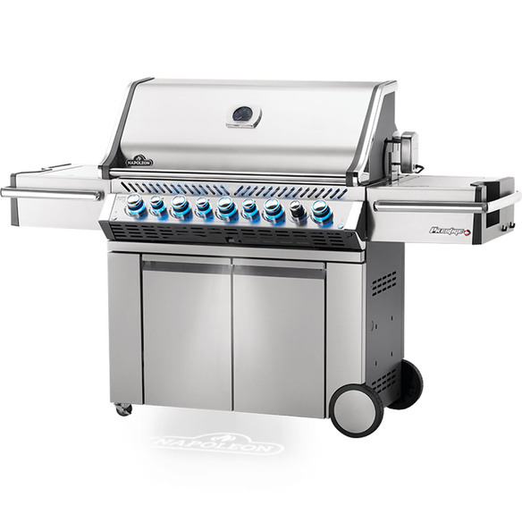 Barbecue gaz naturel Prestige Pro 665   Sizzle Zone   Brûleur arrière IR - Napoléon