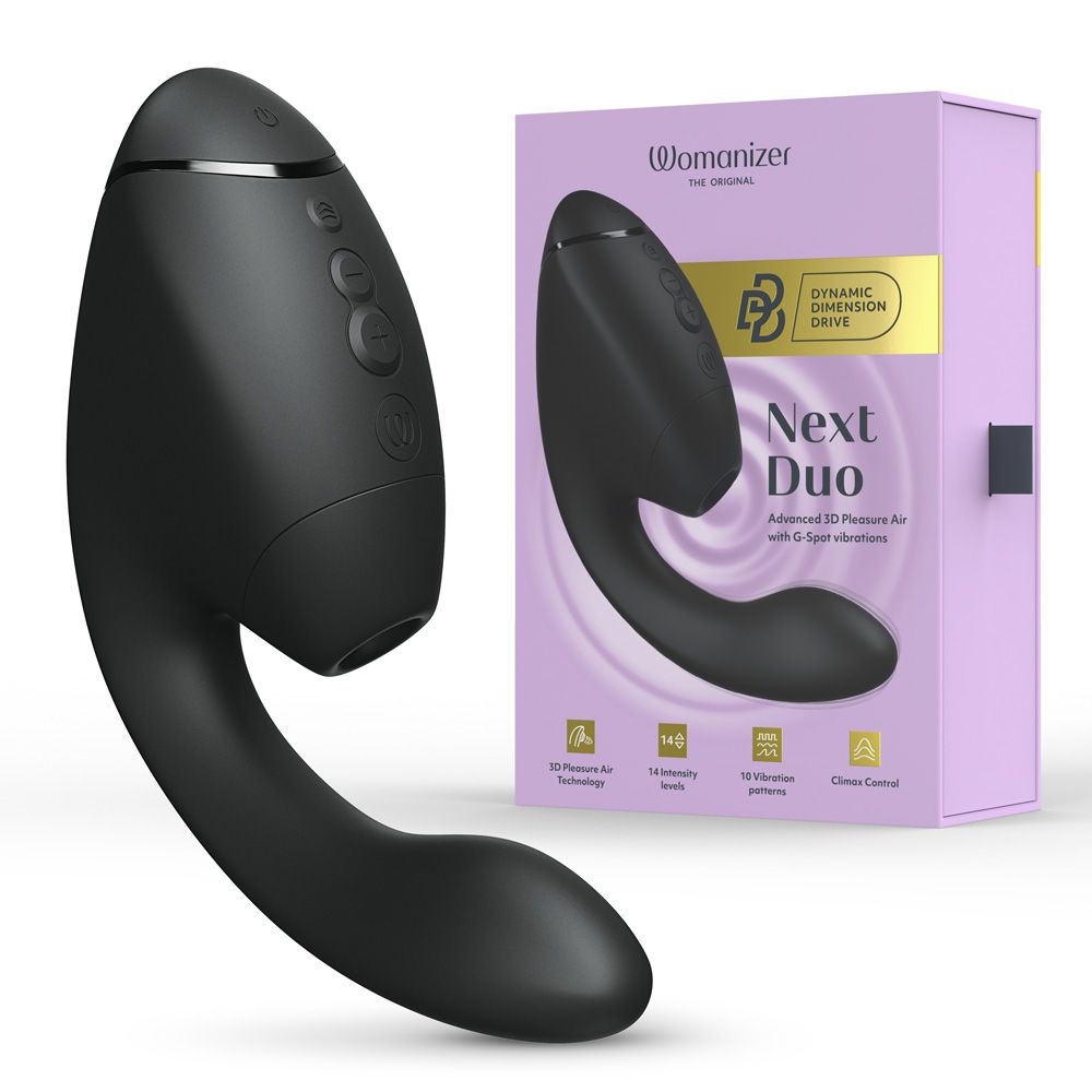Next Duo - Klitoraler & G-Punkt Dual-Stimulator mit 3D Pleasure Air