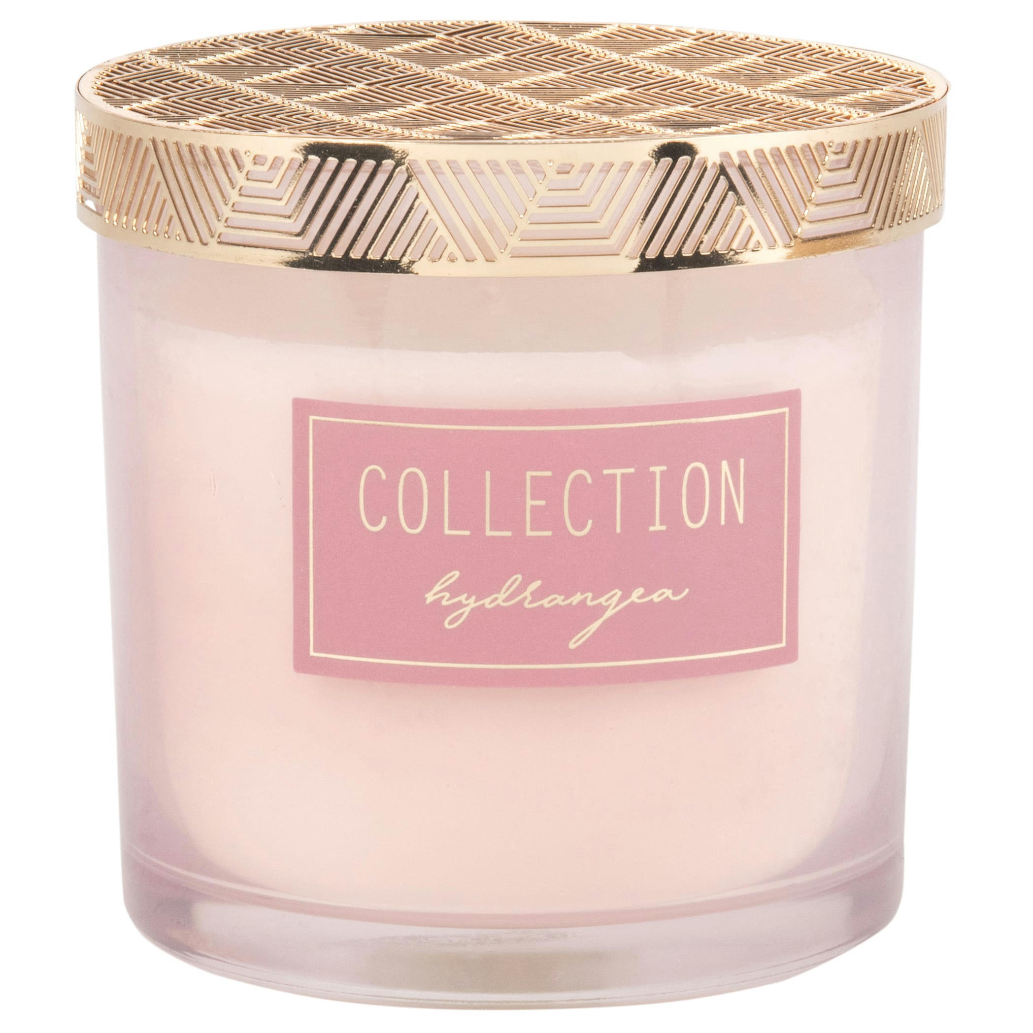 CLASSIQUE - Bougie parfumée vieux mauve en verre et métal doré 350 g