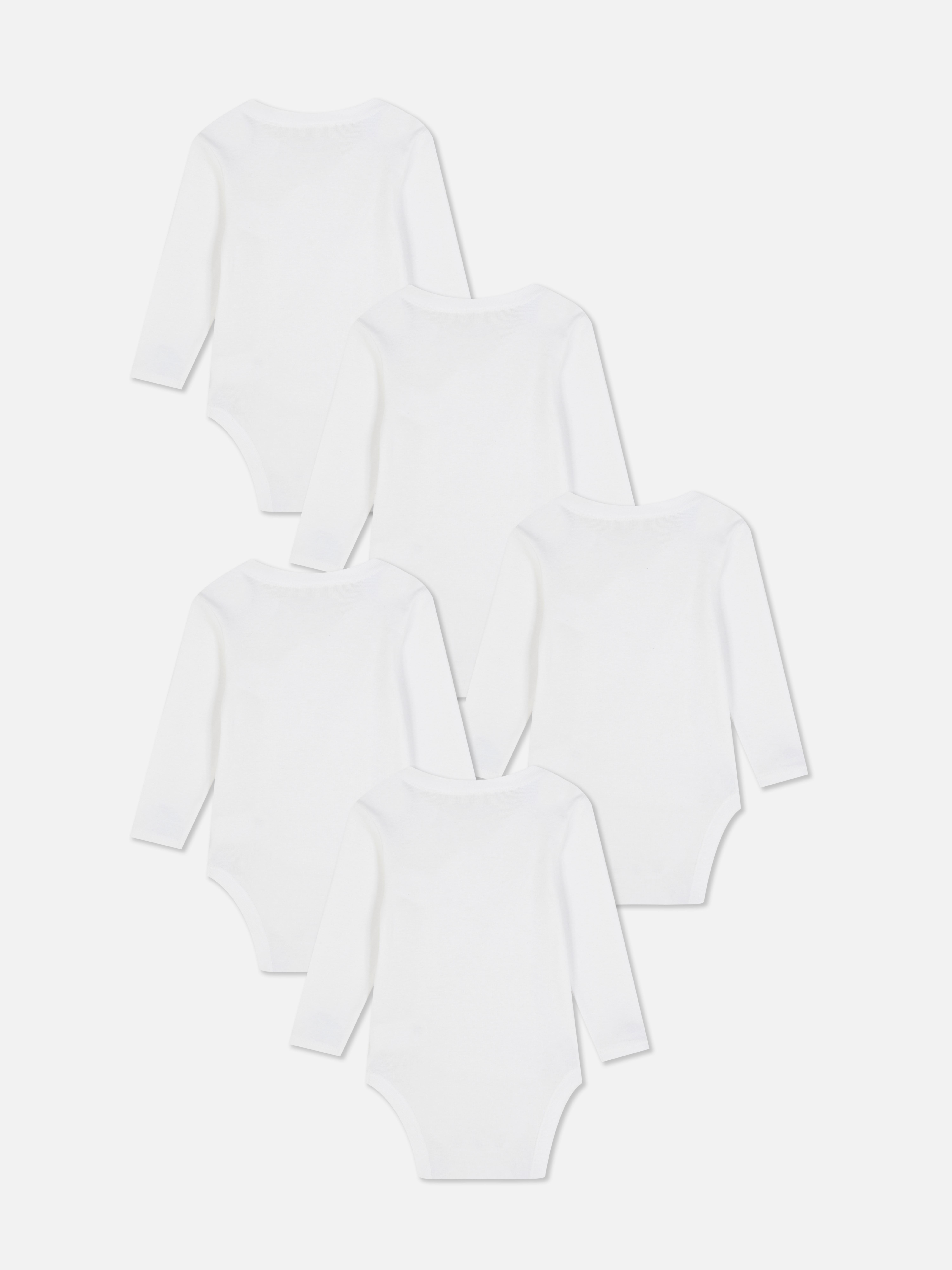 0-24mths | 5pk Long-Sleeve Wrap Onesies