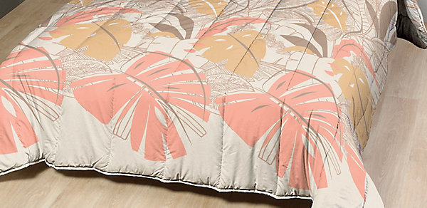 Couette Légère Imprimée Natfeuille - 1 Ou 2 Personnes 200 x 200 - 20687