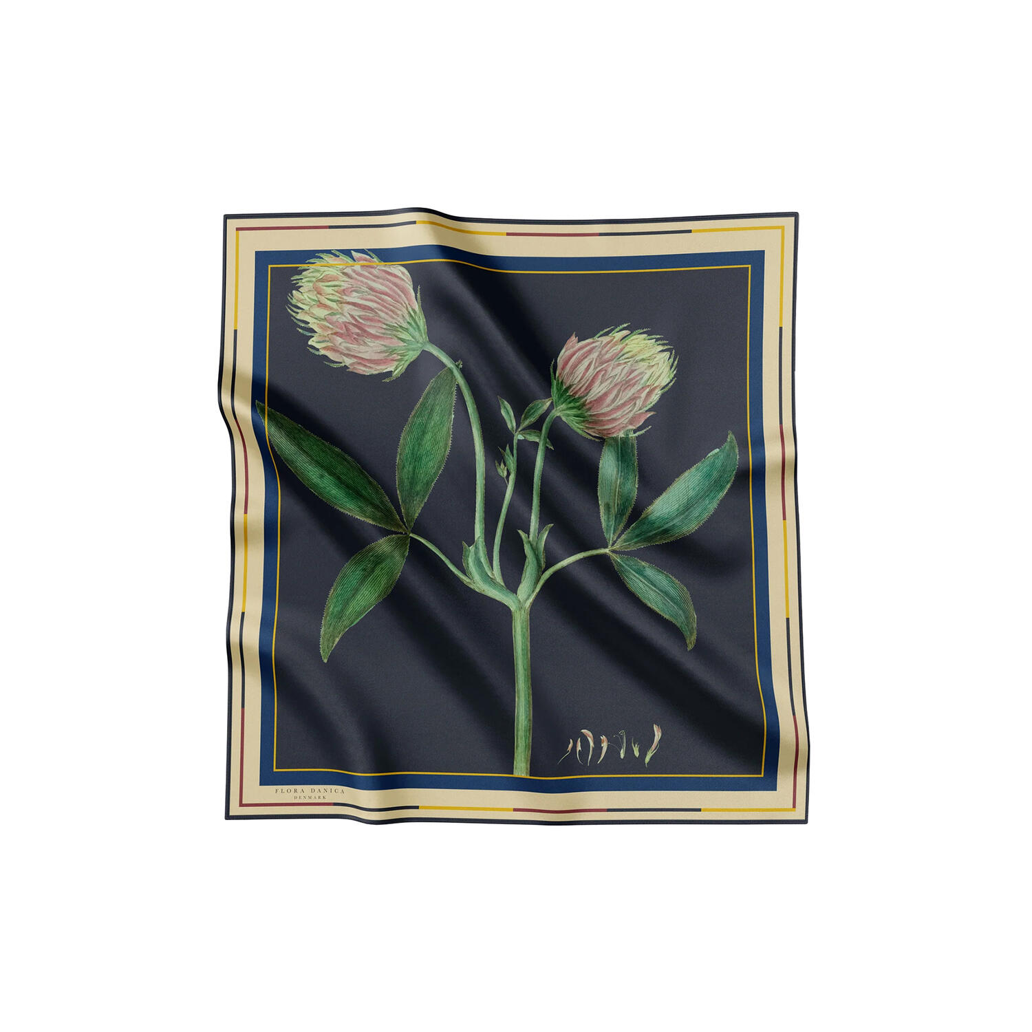 Trifolium silketørkl&aelig;de, navy blue/golden sand